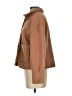 Fashion Solid Brown Coat Size S - photo 5