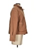 Fashion Solid Brown Coat Size S - photo 4