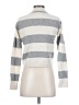 Comptoir des Cotonniers 100% Wool Stripes Silver Cardigan Size XS (0) - photo 2