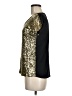 Assorted Brands 100% Cotton Metallic Gold Short Sleeve Top Size M (estimated) - photo 5