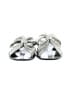 Joie 100% Leather Silver Ivory Sandals Size EU 38 - photo 2