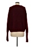 Olivaceous Solid Burgundy Pullover Sweater Size M - photo 2