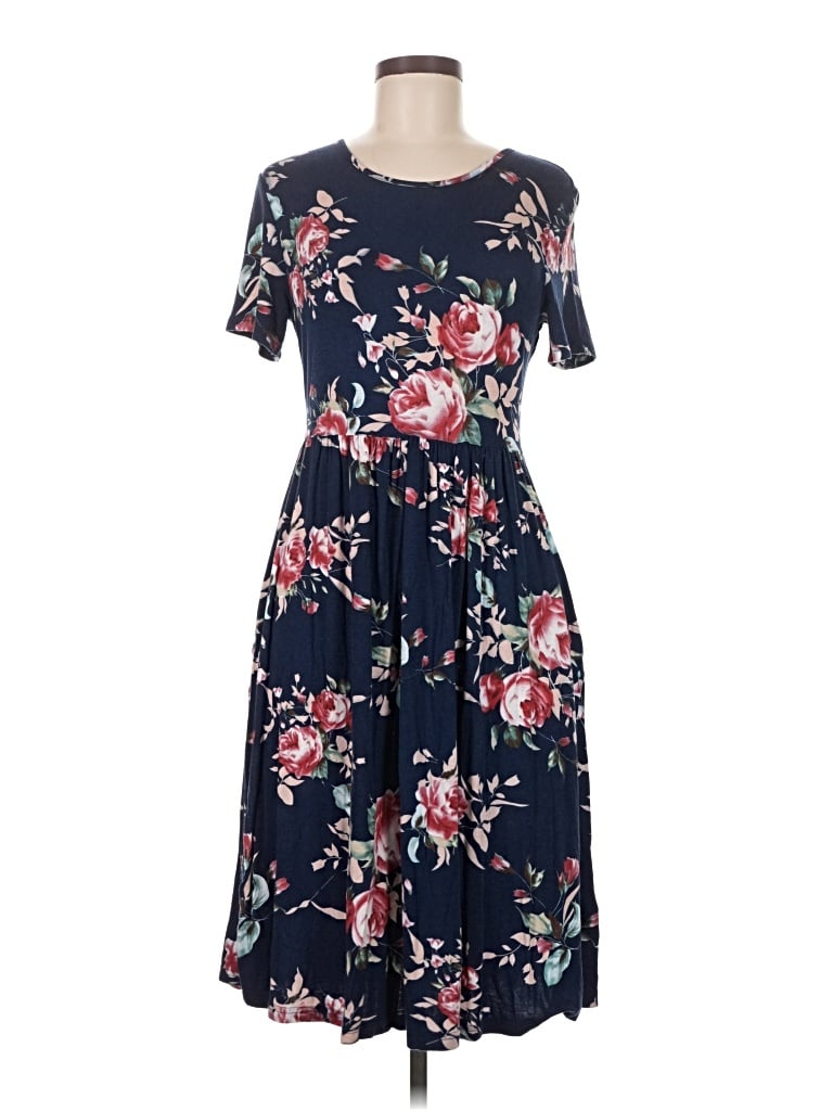 Pre-owned Db Moon Casual Dress In Blue