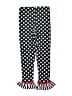 Emily Rose Polka Dots Black Leggings Size 8 - photo 2