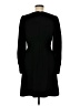 J.Crew 100% Polyester Solid Black Casual Dress Size 8 - photo 2