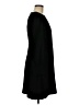 J.Crew 100% Polyester Solid Black Casual Dress Size 8 - photo 4