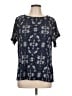 Soma Blue Short Sleeve Blouse Size L - photo 1