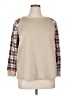 Shein Curve Checkered-gingham Tan Pullover Sweater Size 14 Plus (1) - photo 1