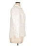 BeachLunchLounge Hearts Ivory Long Sleeve Blouse Size L - photo 4