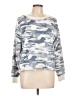 Fifth Sun 100% Polyester Camo Gray Blue Sweatshirt Size L - photo 1