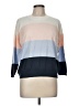 Lilla P Color Block Blue Pullover Sweater Size M - photo 1