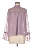 Target 100% Polyester Purple 3/4 Sleeve Blouse One size - photo 1