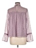 Target 100% Polyester Purple 3/4 Sleeve Blouse One size - photo 2