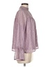 Target 100% Polyester Purple 3/4 Sleeve Blouse One size - photo 4