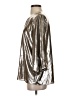 Ann Taylor 100% Polyester Metallic Silver 3/4 Sleeve Blouse Size S - photo 5