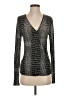 Tart 100% Rayon Silver Long Sleeve Top Size S - photo 1