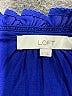 Ann Taylor LOFT 100% Polyester Blue Sleeveless Blouse Size S - photo 7