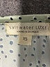 Saltwater LUXE 100% Polyester Animal Print Green Long Sleeve Blouse Size XS - photo 7