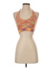 Shein 100% Acrylic Orange Sleeveless Top Size S - photo 1
