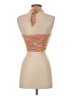 Shein 100% Acrylic Orange Sleeveless Top Size S - photo 2