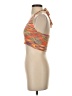 Shein 100% Acrylic Orange Sleeveless Top Size S - photo 5