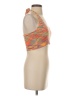 Shein 100% Acrylic Orange Sleeveless Top Size S - photo 4