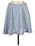 Shein 100% Polyester Solid Blue Casual Skirt Size 12 - photo 1