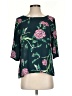 HD in Paris 100% Polyester Teal 3/4 Sleeve Blouse Size 2 (petite) - photo 1