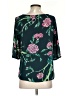 HD in Paris 100% Polyester Teal 3/4 Sleeve Blouse Size 2 (petite) - photo 2