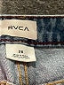 RVCA 100% Cotton Blue Denim Shorts Size 26 waist - photo 3