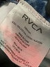 RVCA 100% Cotton Blue Denim Shorts Size 26 waist - photo 4