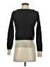 Three Dots Color Block Gray Silk Pullover Sweater Size S - photo 2