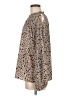 Shein Brown Long Sleeve Blouse Size 6 - photo 5