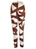 Unbranded Graphic Brown Casual Pants Size 1X - photo 2