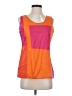 RITVA FALLA Color Block Orange Sleeveless Top Size S - photo 1