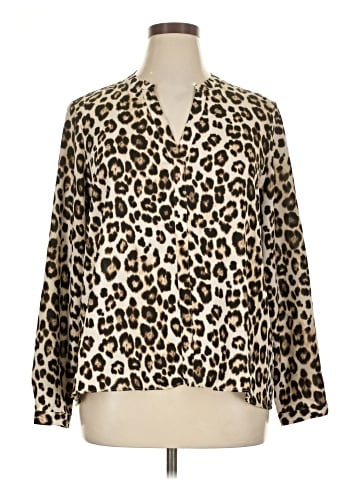 Jennifer Lopez Long Sleeve Blouse (view 1)