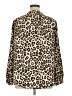 Jennifer Lopez Animal Print Ivory Long Sleeve Blouse Size XL - photo 2