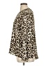 Jennifer Lopez Animal Print Ivory Long Sleeve Blouse Size XL - photo 5