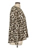 Jennifer Lopez Animal Print Ivory Long Sleeve Blouse Size XL - photo 4