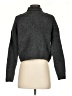 Free People Solid Gray Turtleneck Sweater Size S - photo 2