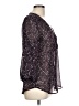 Maurices 100% Polyester Black 3/4 Sleeve Blouse Size L - photo 4
