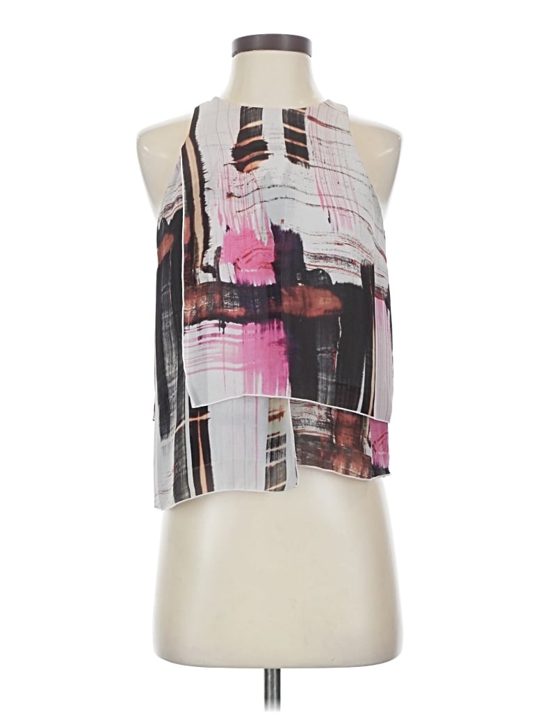 Pre-owned French Connection Sleeveless Blouse In Pink