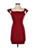 Jay Godfrey Solid Red Burgundy Cocktail Dress Size 0 - photo 1