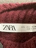 Zara Solid Burgundy Turtleneck Sweater Size L - photo 7