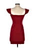 Jay Godfrey Solid Red Burgundy Cocktail Dress Size 0 - photo 2