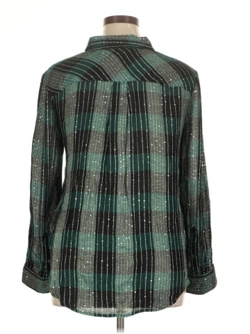 Style&Co Long Sleeve Button-Down Shirt (view 2)