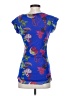 FUZZI Blue Short Sleeve Blouse Size S (estimated) - photo 2