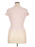 Harper & Ivy Pink Short Sleeve Turtleneck Size XL - photo 2