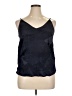 Floreat 100% Polyester Black Sleeveless Blouse Size L - photo 1