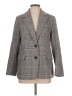 Ebossy 100% Polyester Plaid Gray Blazer Size L - photo 1